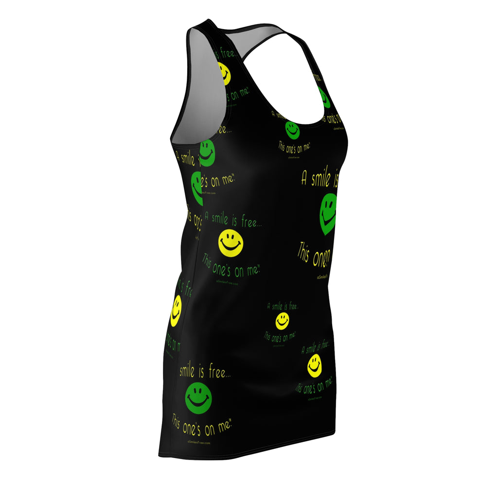 Sporty Women's Cut & Sew Racerback Dress Smile Jamaica Multi