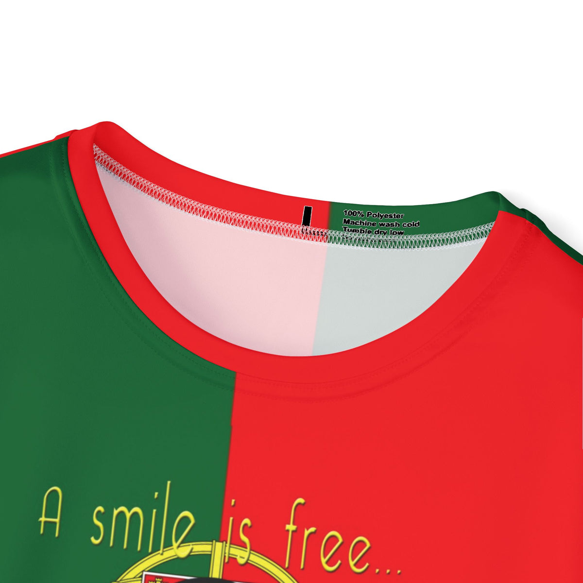 Colorful Men's Sports Jersey Smile Portugal