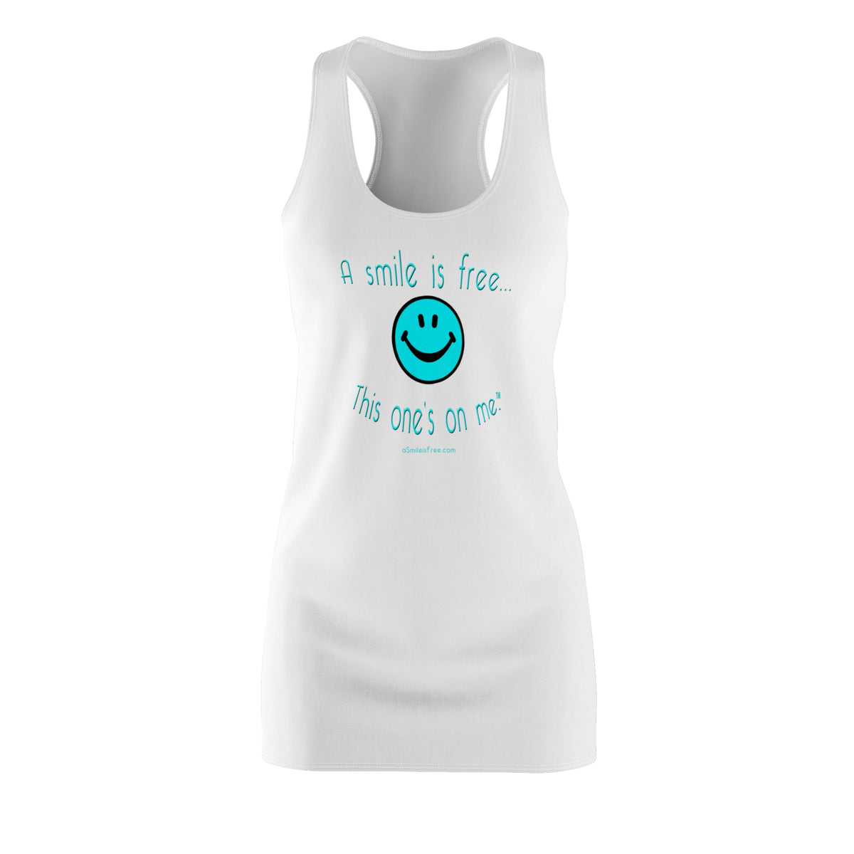 Comfy Women's Cut & Sew Racerback Dress AQS