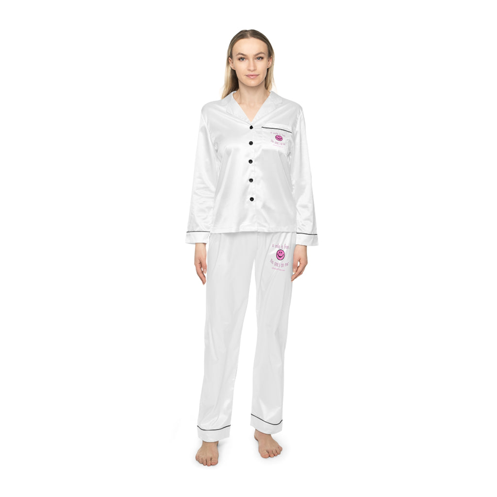 Women's Satin Pajamas PS