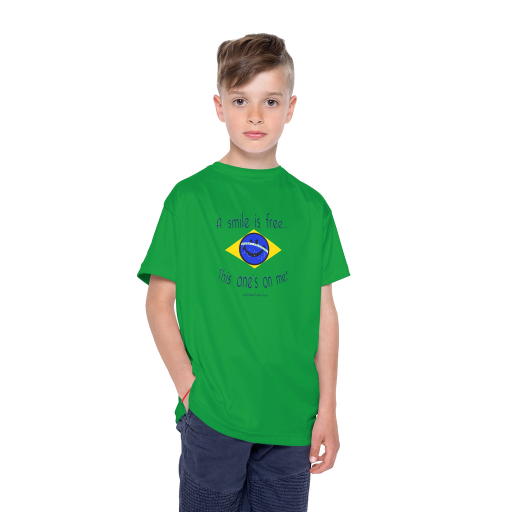 Joga Bonito Kids Sports Jersey - Smile Brazil