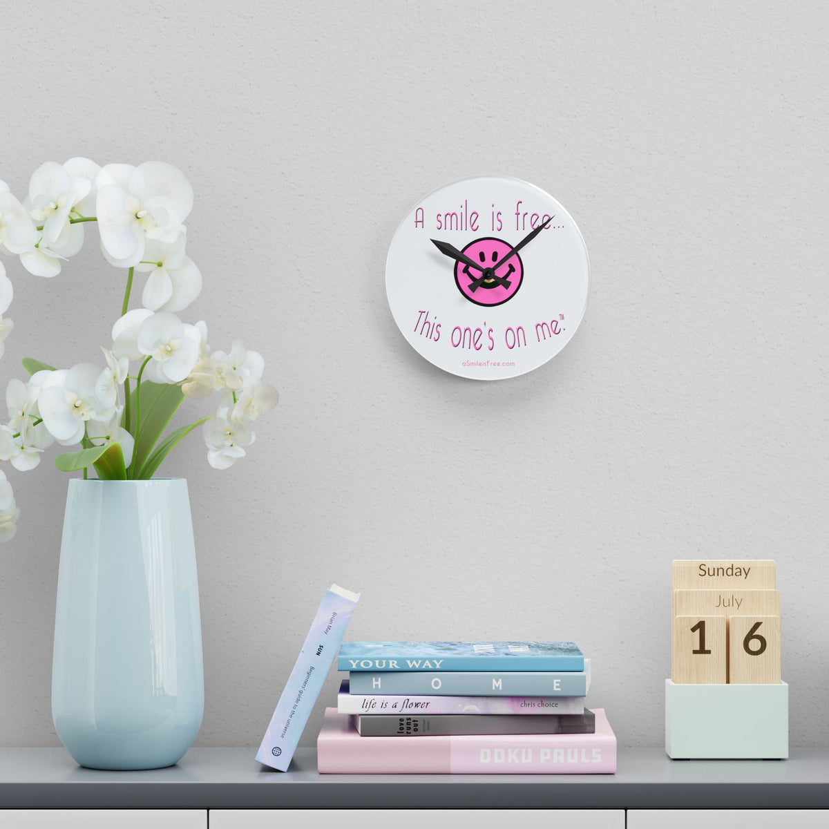 Acrylic Wall Clock PS