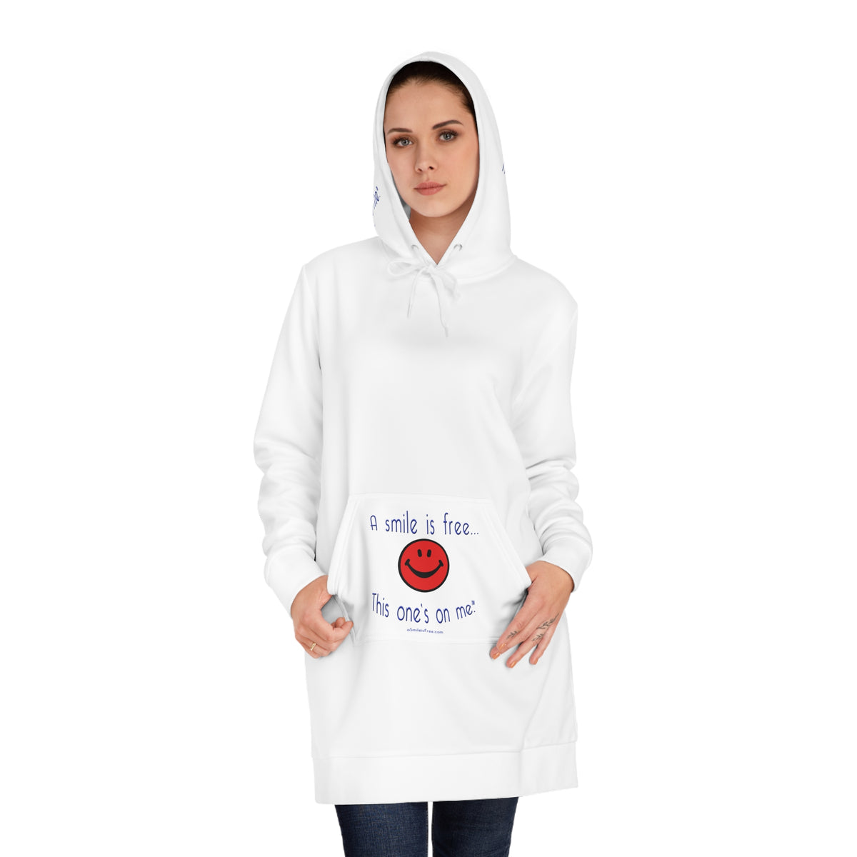 Patriotic Women's Hoodie Dress SARBW
