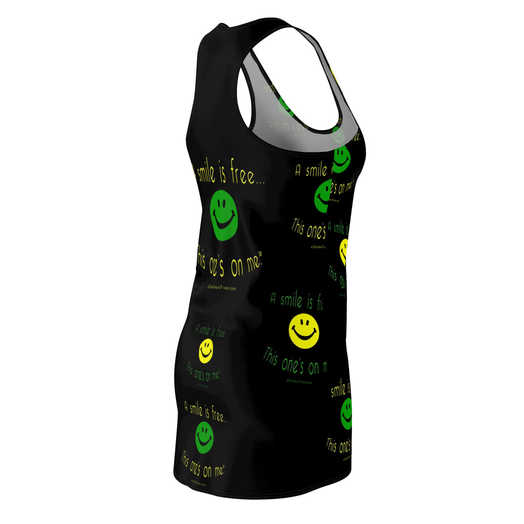 Sporty Women's Cut & Sew Racerback Dress Smile Jamaica Multi