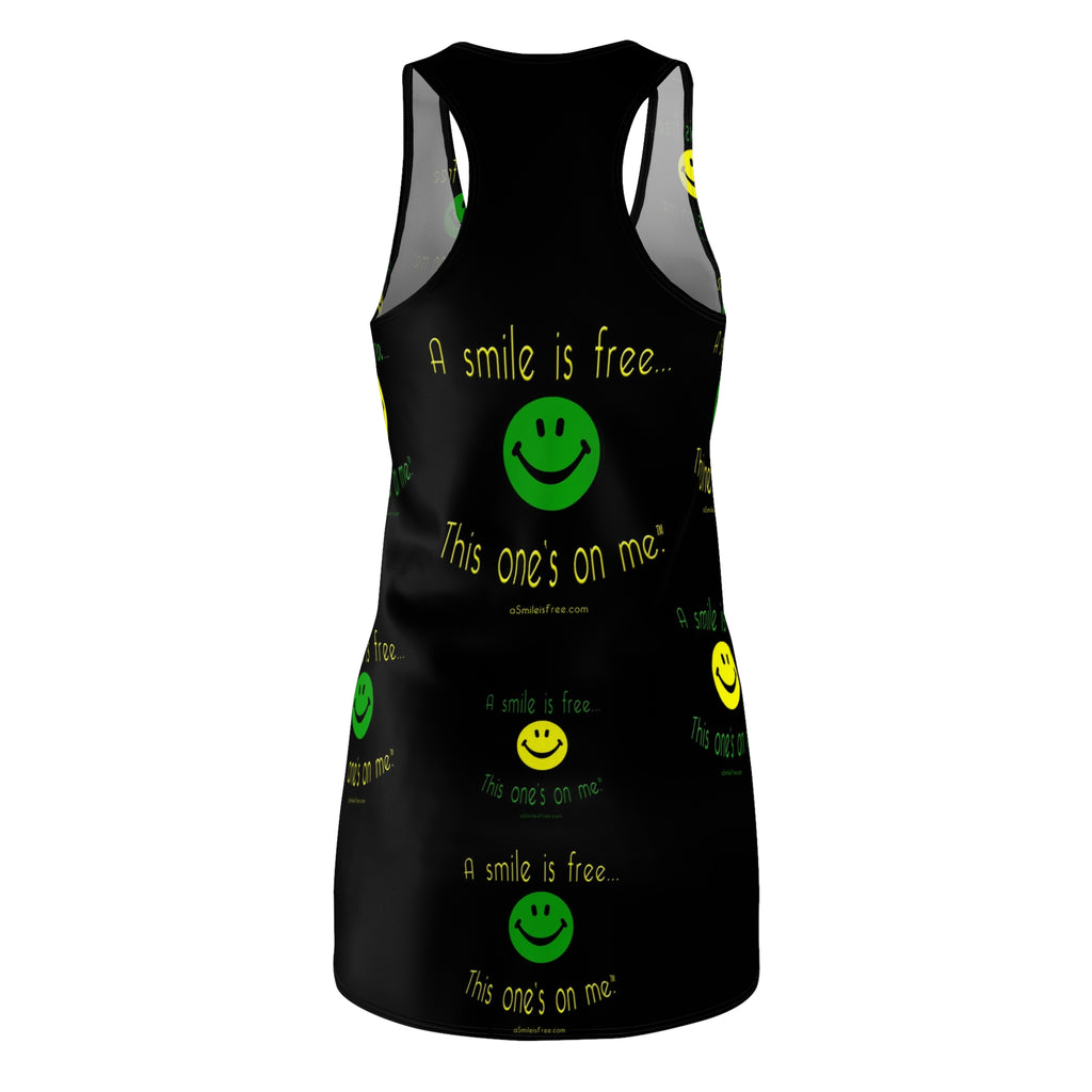 Sporty Women's Cut & Sew Racerback Dress Smile Jamaica Multi