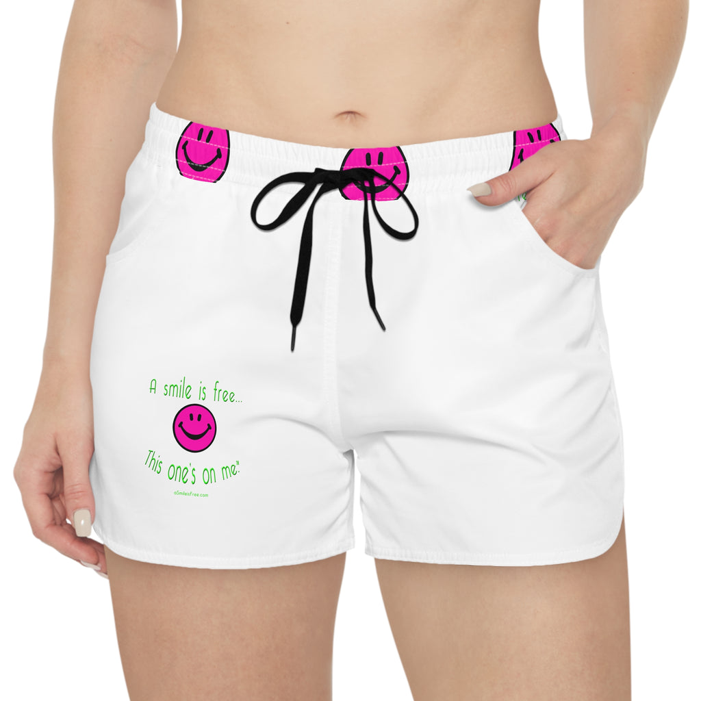 Cheeky Women's Casual Shorts NEONPINKGRNS