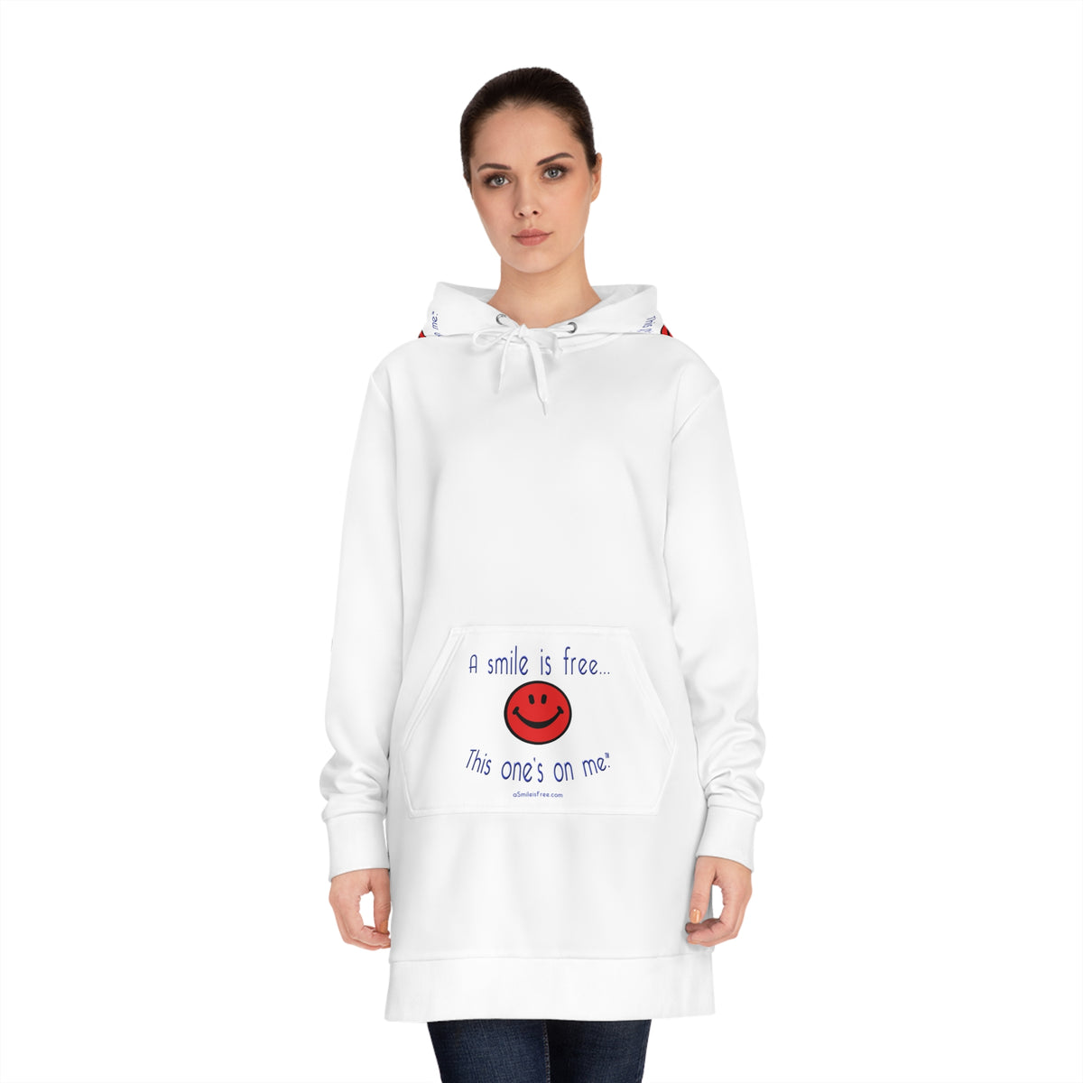 Patriotic Women's Hoodie Dress SARBW