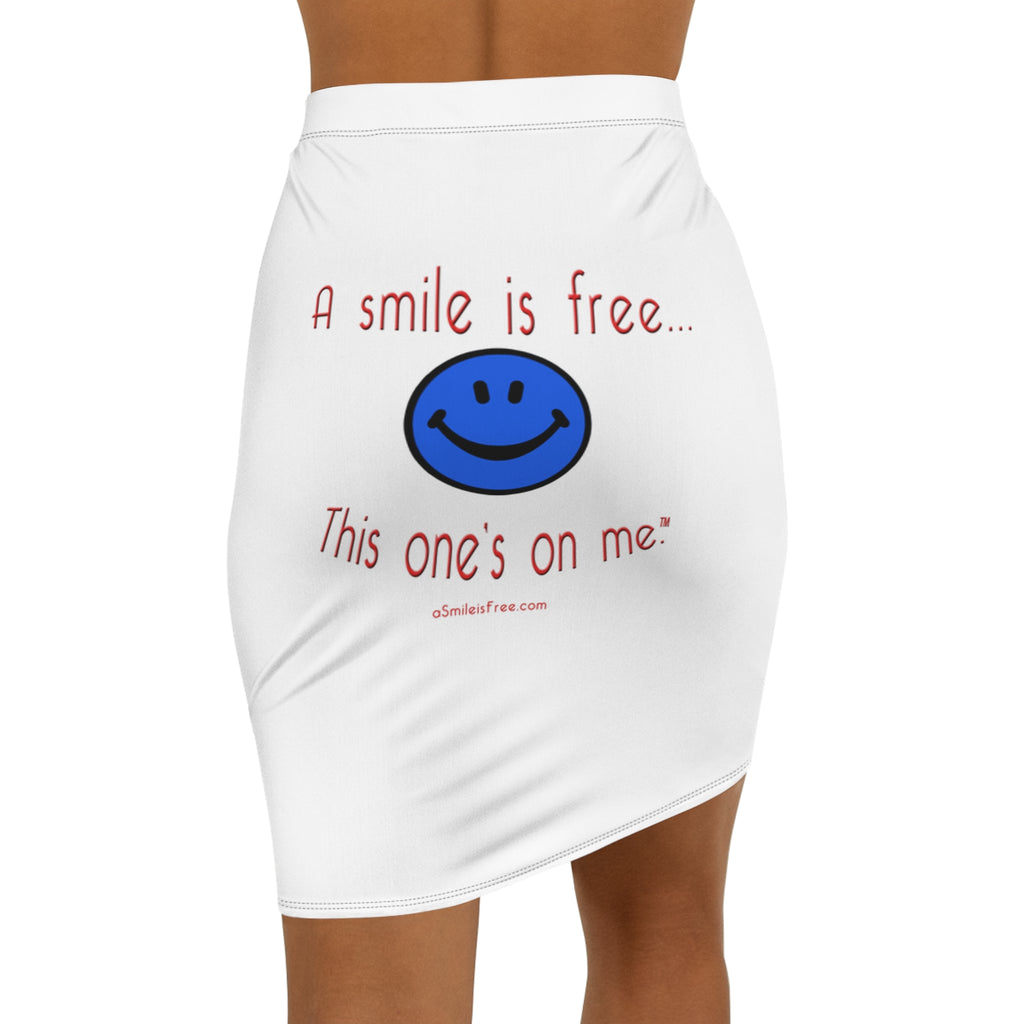 Women's Mid-Waist Pencil Skirt Smile America BRW
