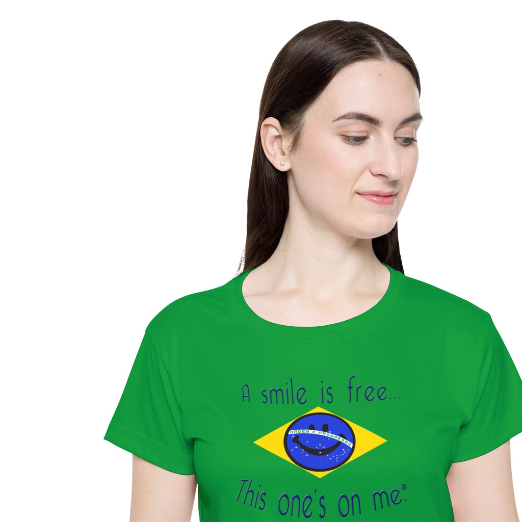 Joga Bonito Women's Sports Jersey - Smile Brazil