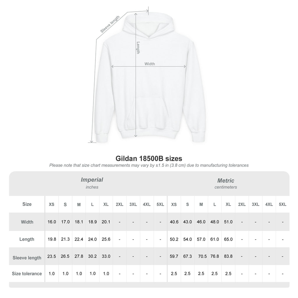 Youth Heavy Blend Hooded Sweatshirt PS