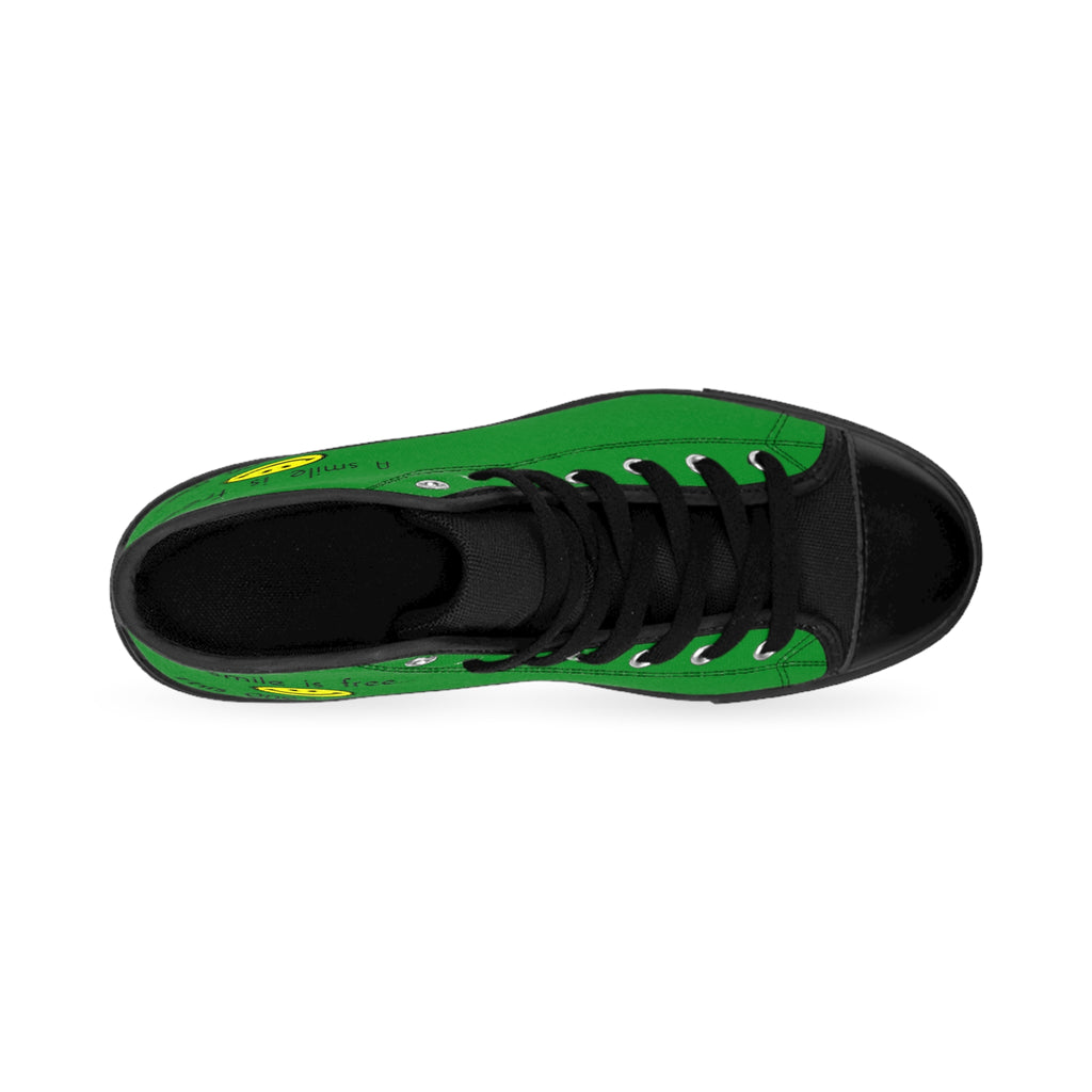 Rubber outsole of men's high top sneakers