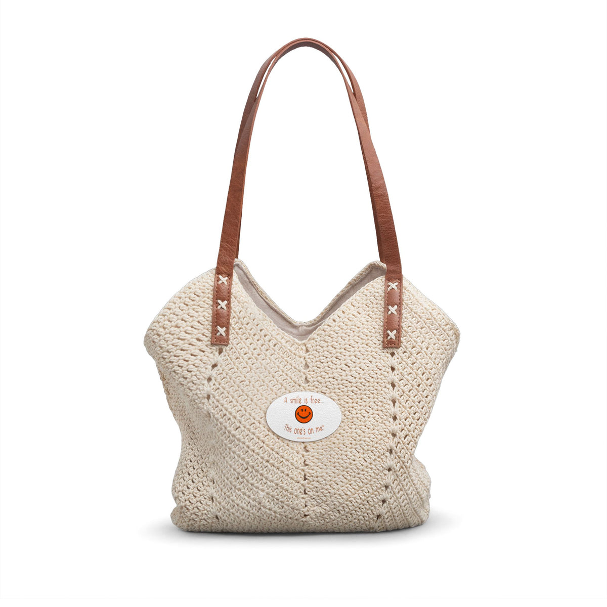 Relaxed Straw Shoulder Bag PMPKNS