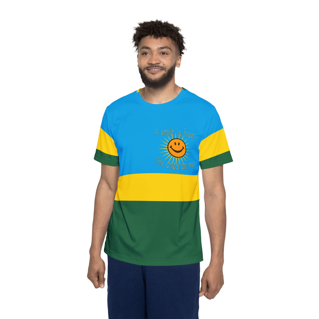 Festive Men's Sports Jersey Smile Rwanda