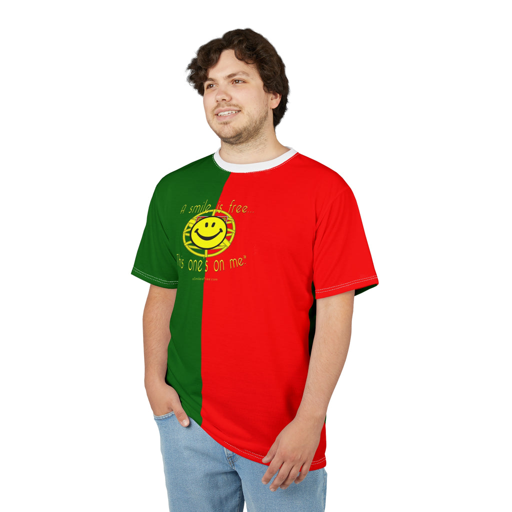 Stylish Unisex Cut & Sew Tee Smile Portugal