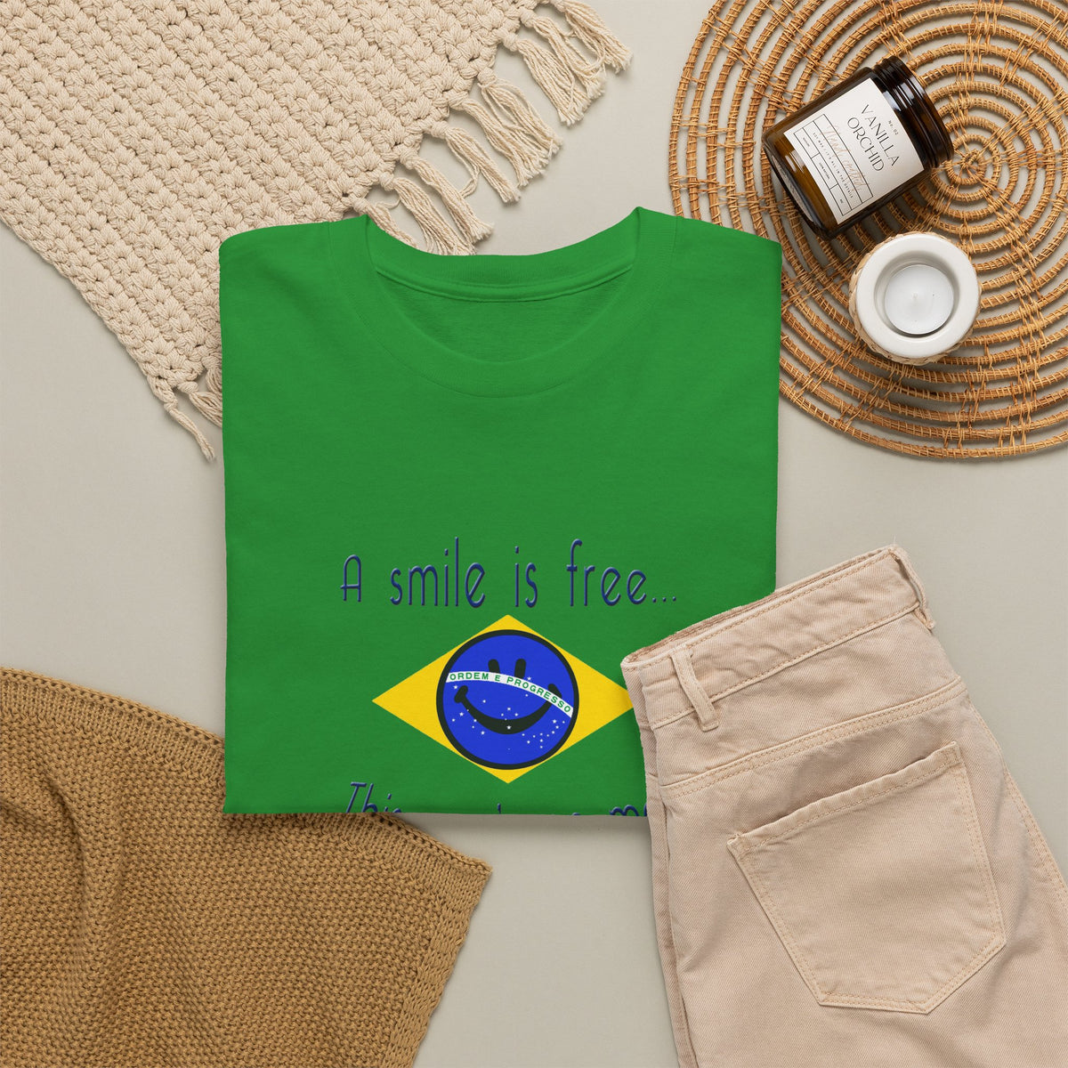 A Smile is Free Tee - Smile Brazil