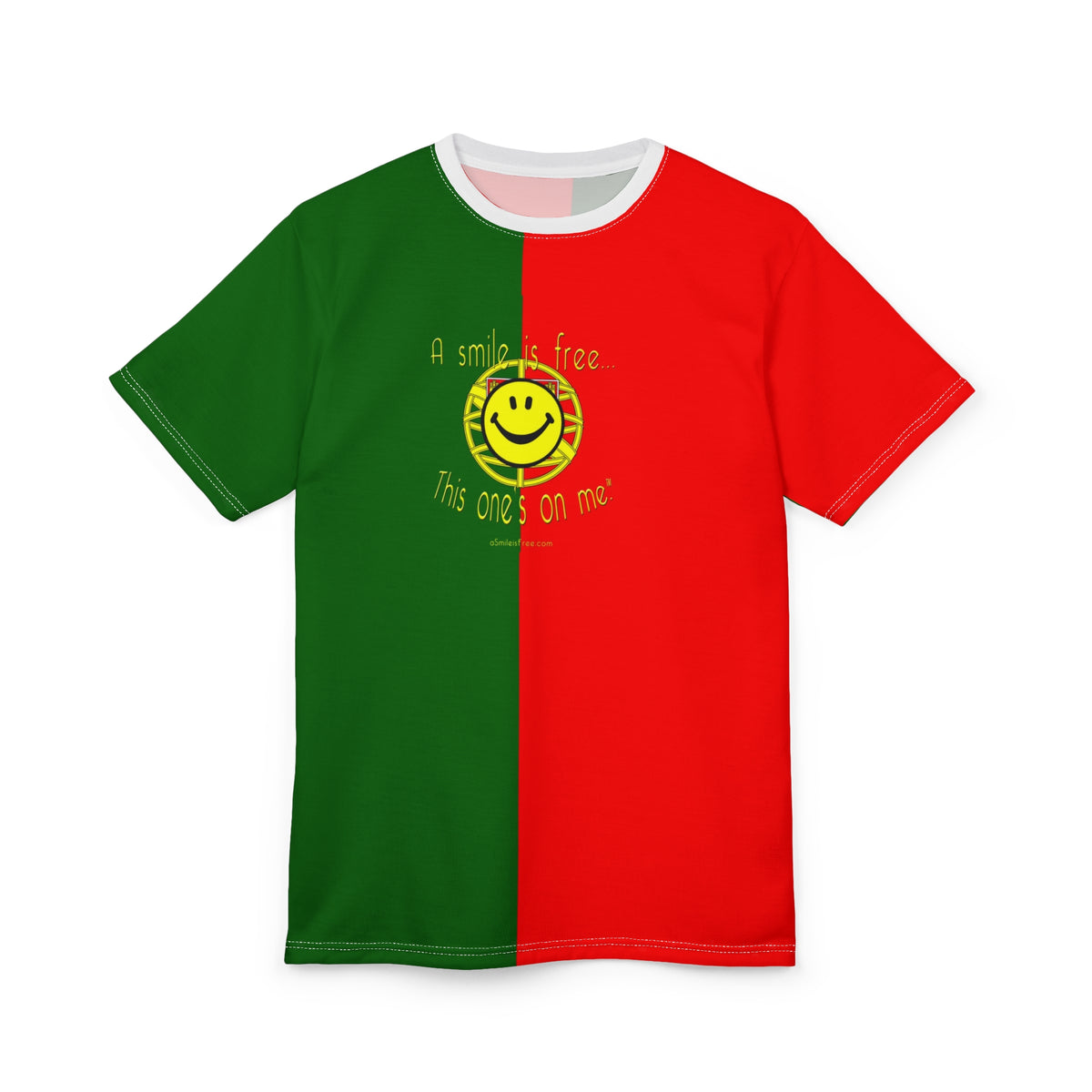 Stylish Unisex Cut & Sew Tee Smile Portugal