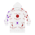 Fun Women's Hoodie Dress RS/PRPLS(2)