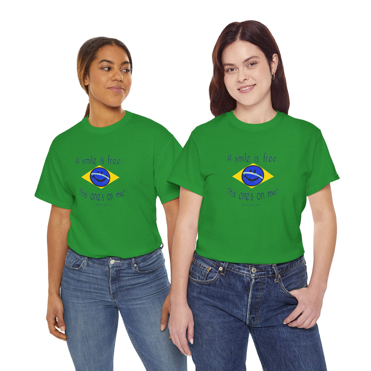 A Smile is Free Tee - Smile Brazil