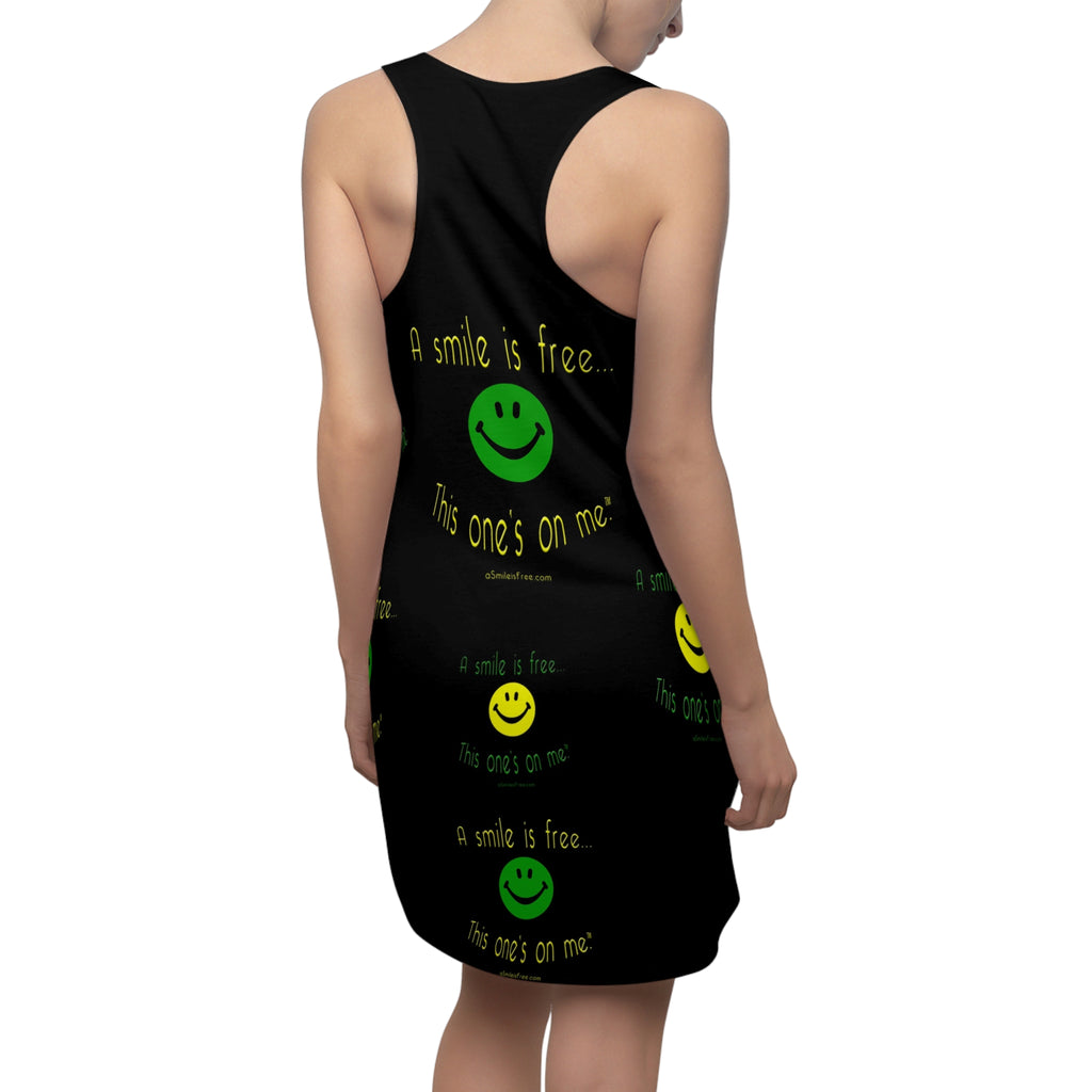 Sporty Women's Cut & Sew Racerback Dress Smile Jamaica Multi