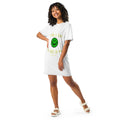 Effortless t-shirt dress front view on model