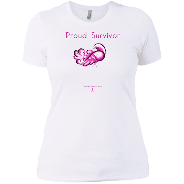 NL3900 Ladies' Boyfriend T-Shirt-Proud Survivor