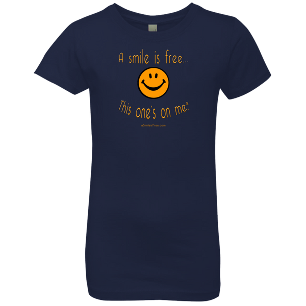 NL3710 Girls' Princess T-Shirt Pumpkin Smile