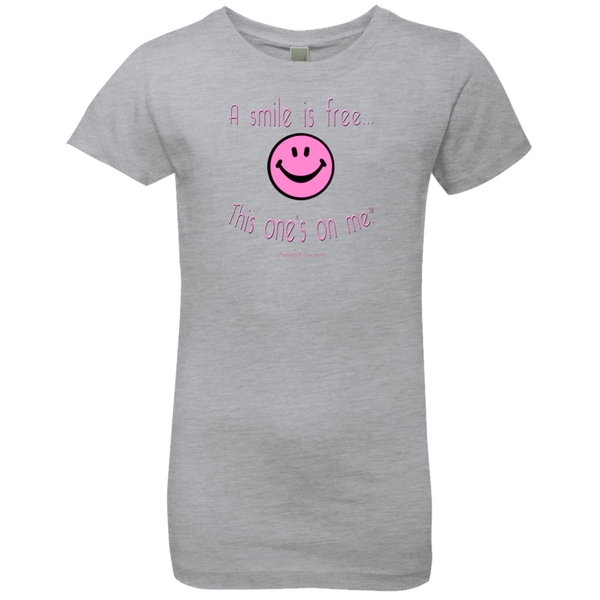 NL3710 Girls' Princess T-Shirt Pink Smile