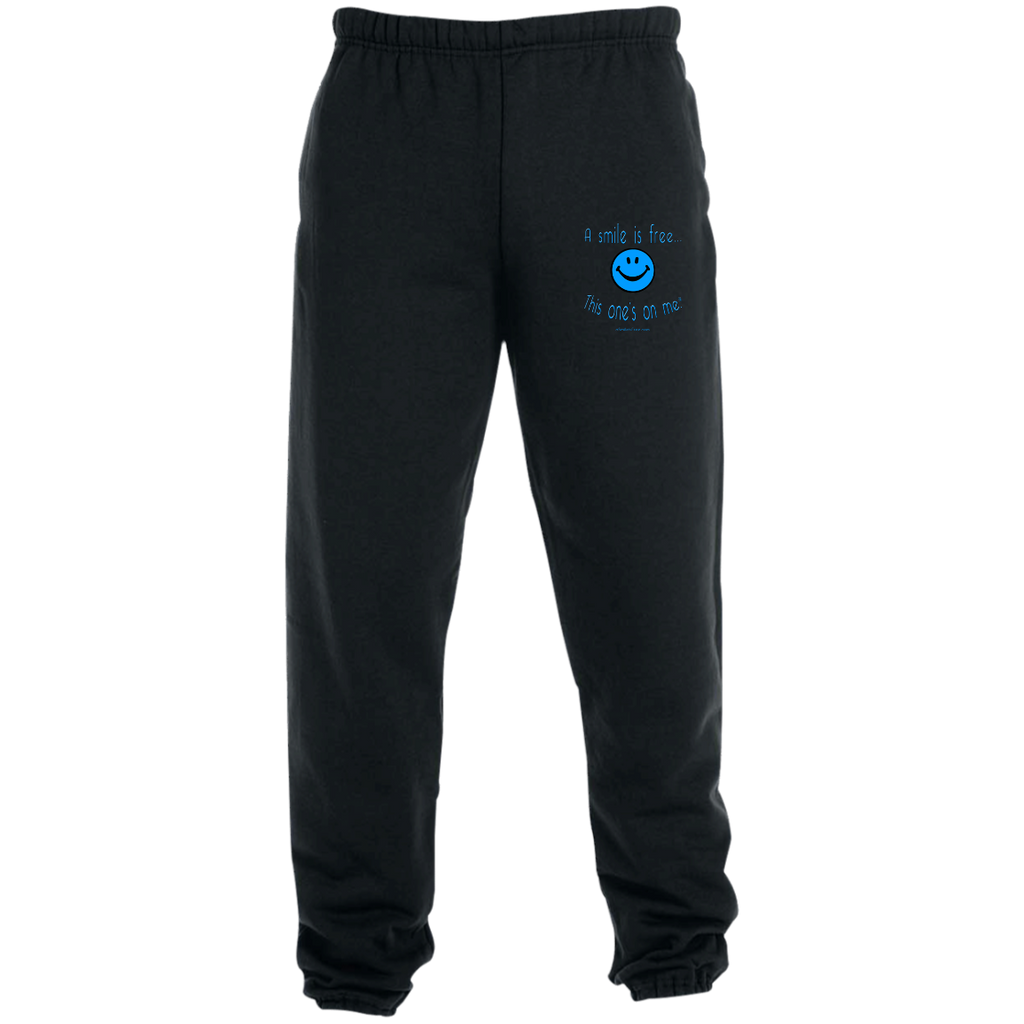 4850MP Sweatpants with Pockets Blue Smile