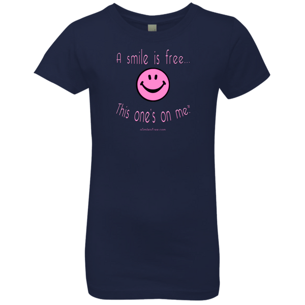 NL3710 Girls' Princess T-Shirt Pink Smile