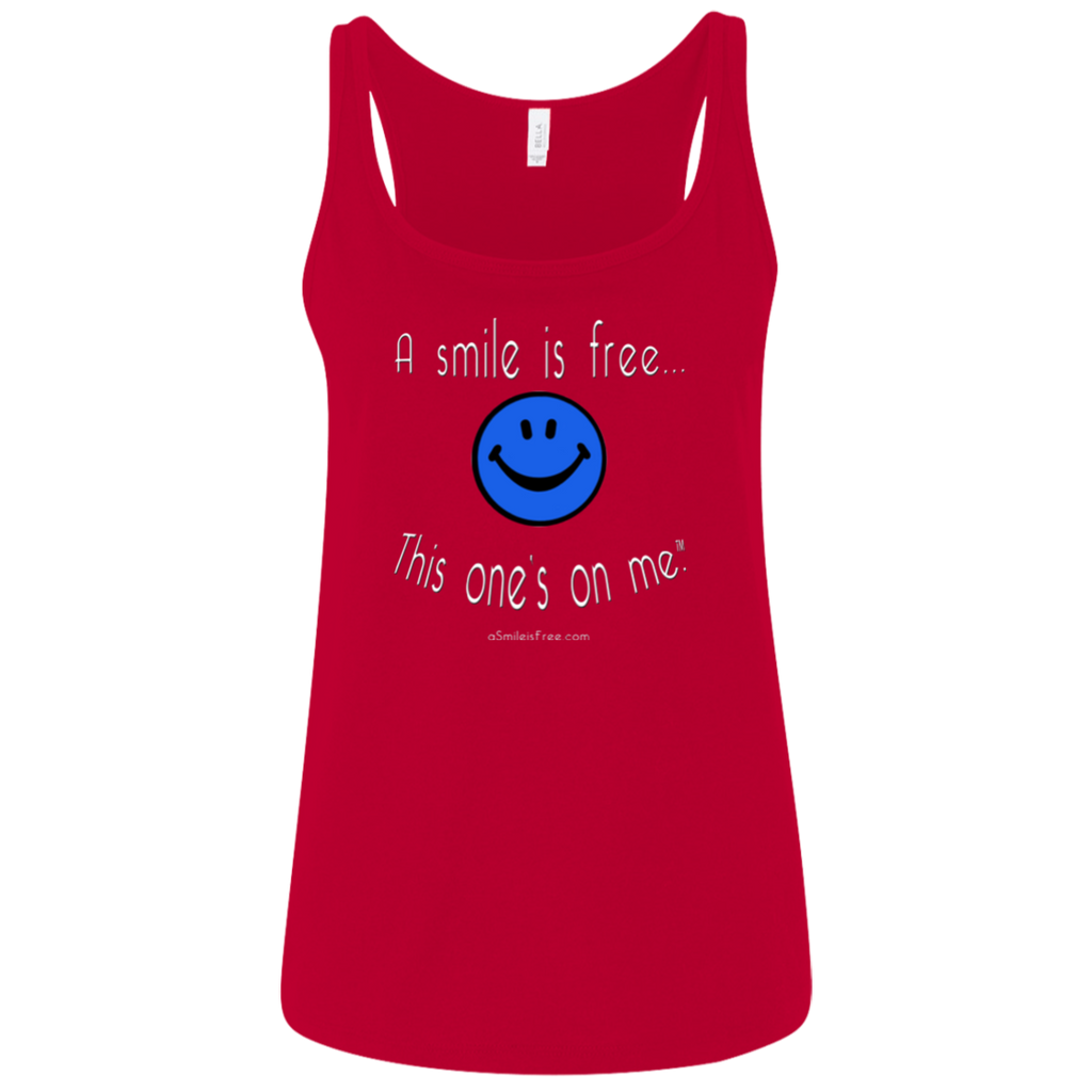 6488 Ladies' Relaxed Jersey Tank Smile America BWR