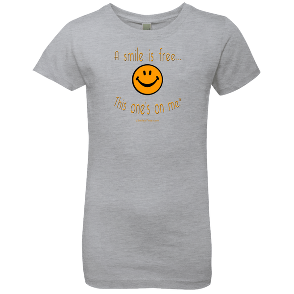 NL3710 Girls' Princess T-Shirt Pumpkin Smile