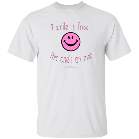 G200 Ultra Cotton T-Shirt Pink Smile