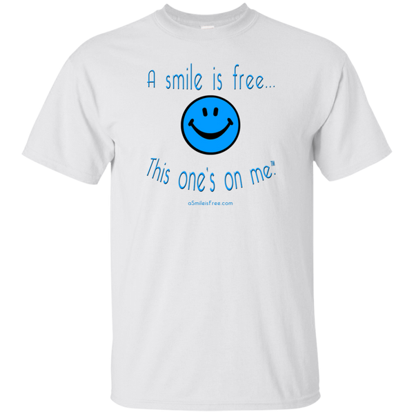 G200 Ultra Cotton T-Shirt Blue Smile