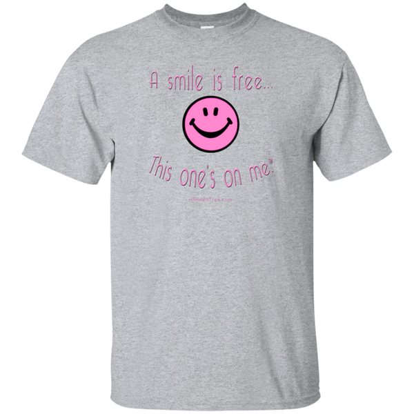 G200 Ultra Cotton T-Shirt Pink Smile