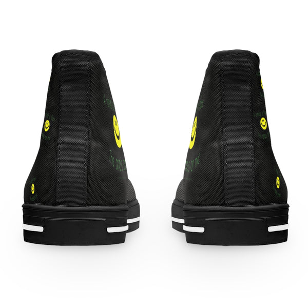 Women's High Top Sneakers Smile Jamaica YGB