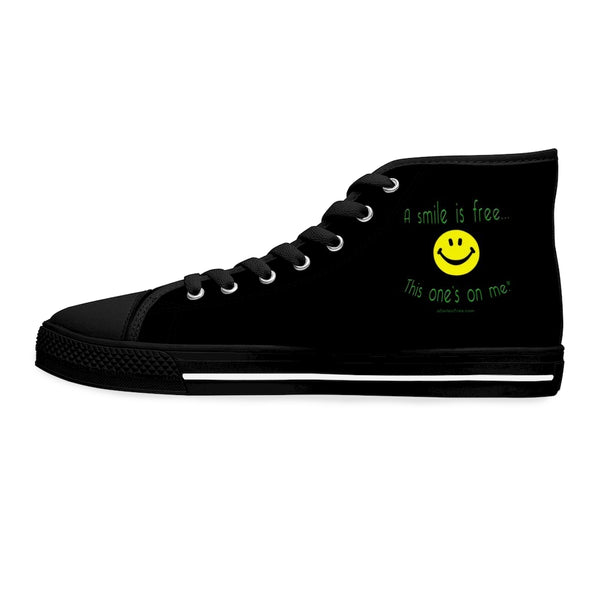 Women's High Top Sneakers Smile Jamaica YGB